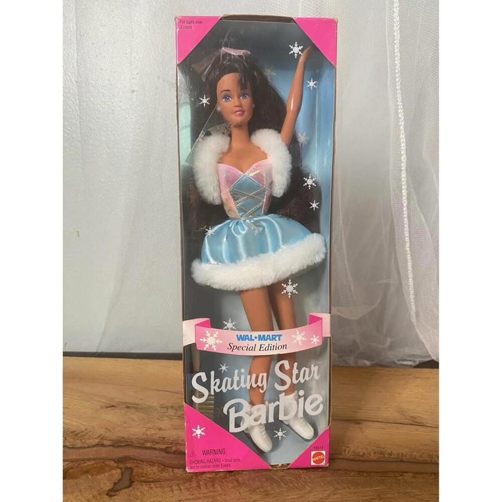 Vintage 1995 Skating Star Barbie Walmart Special Edition No. 15510
